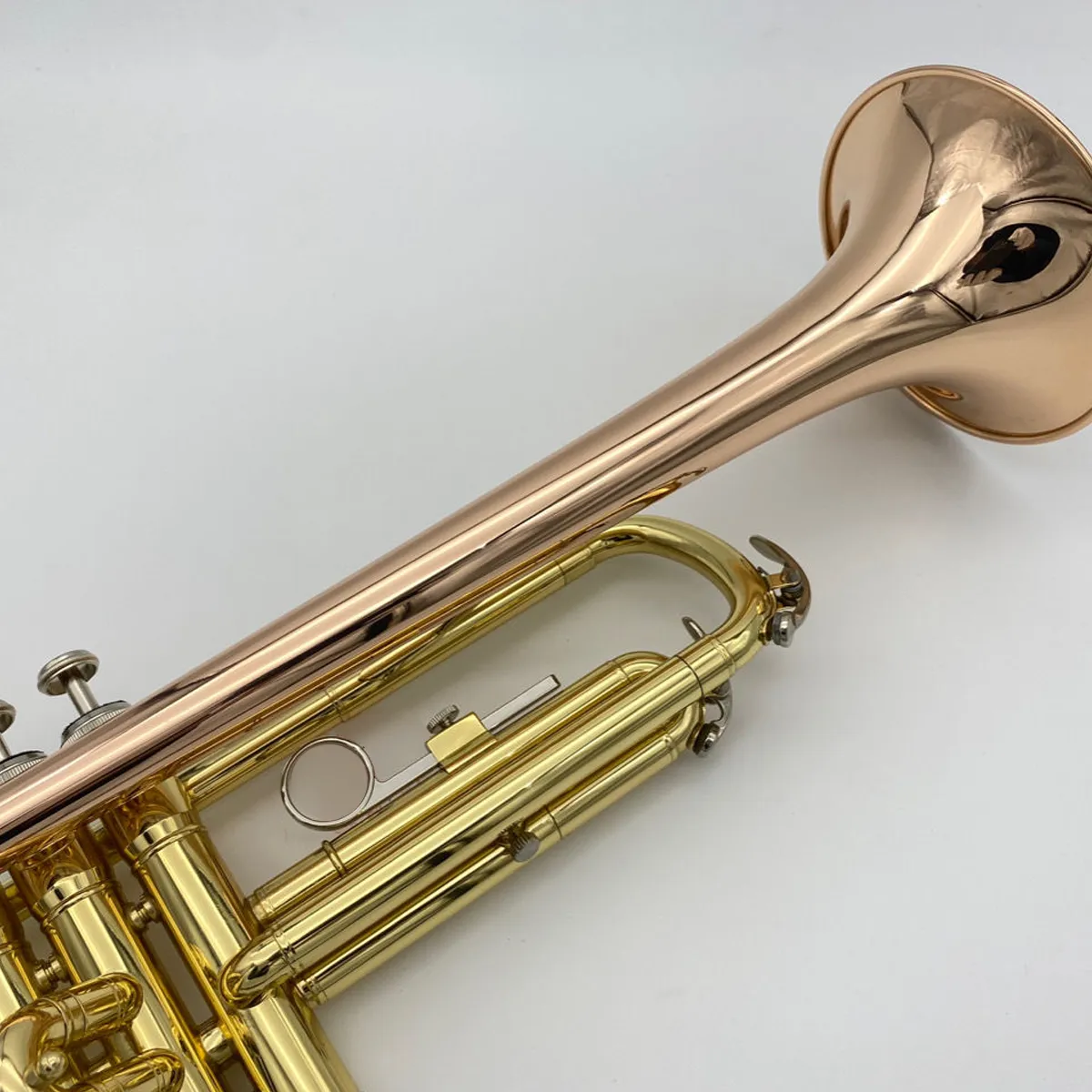 Highquality professional trumpet instrument for beginners to play goldplated phosphor bronze reverse grip lefthand trumpet3966259
