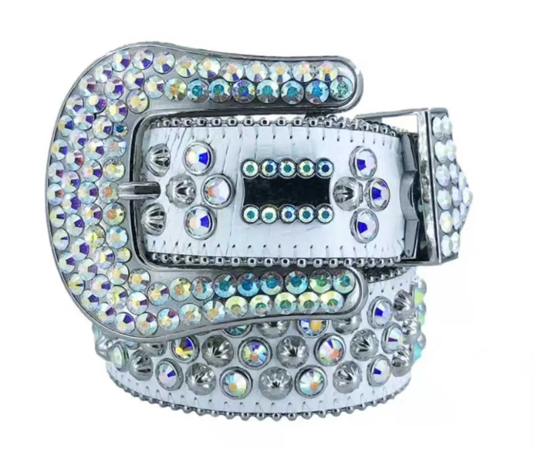 2022 Designer BB Cintura BB uomini Donne Cinture di strass con rhinestones a diamante lucido