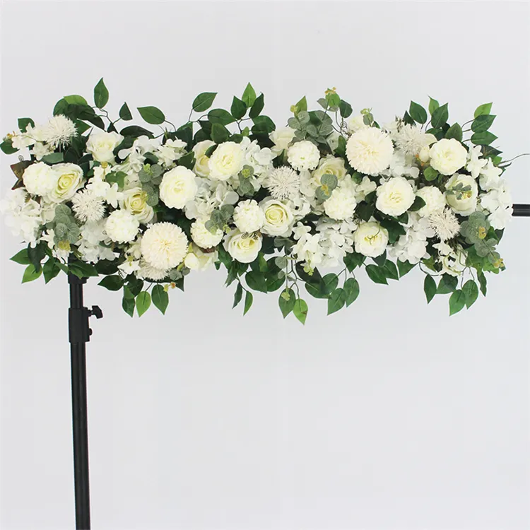 50 cm fai da te fiore artificiale fila acantosfera eucalipto matrimonio casa sfondo fiori decorativi rosa peonia ortensia pianta mix arco decorazione della tavola ZC1013