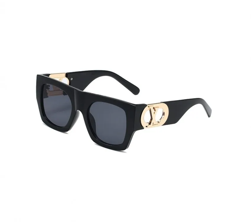 Designer Woman Sunglasses Black Accessories Acetate Adumbral UV Protection Europe and American Trend Sunglasses262U