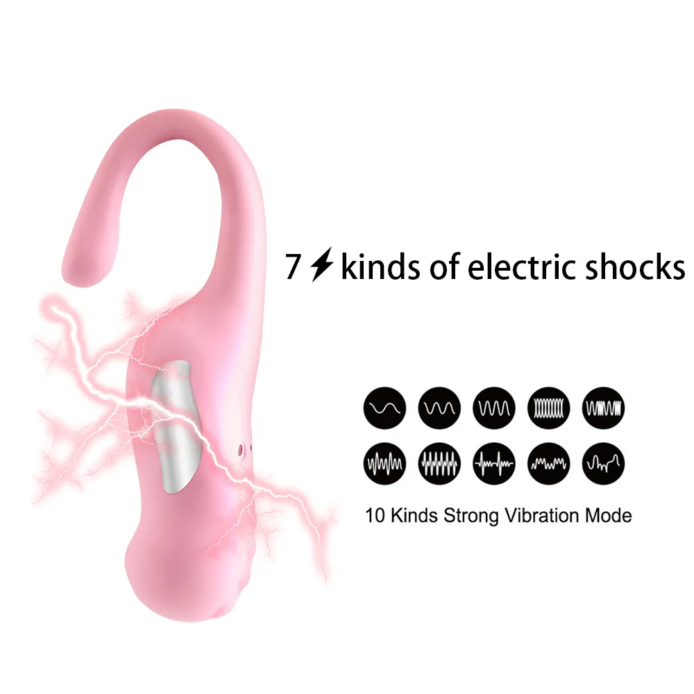 Altri articoli di bellezza la salute Salto del telecomando del vibratore dello shock elettrico a 7 velocità
