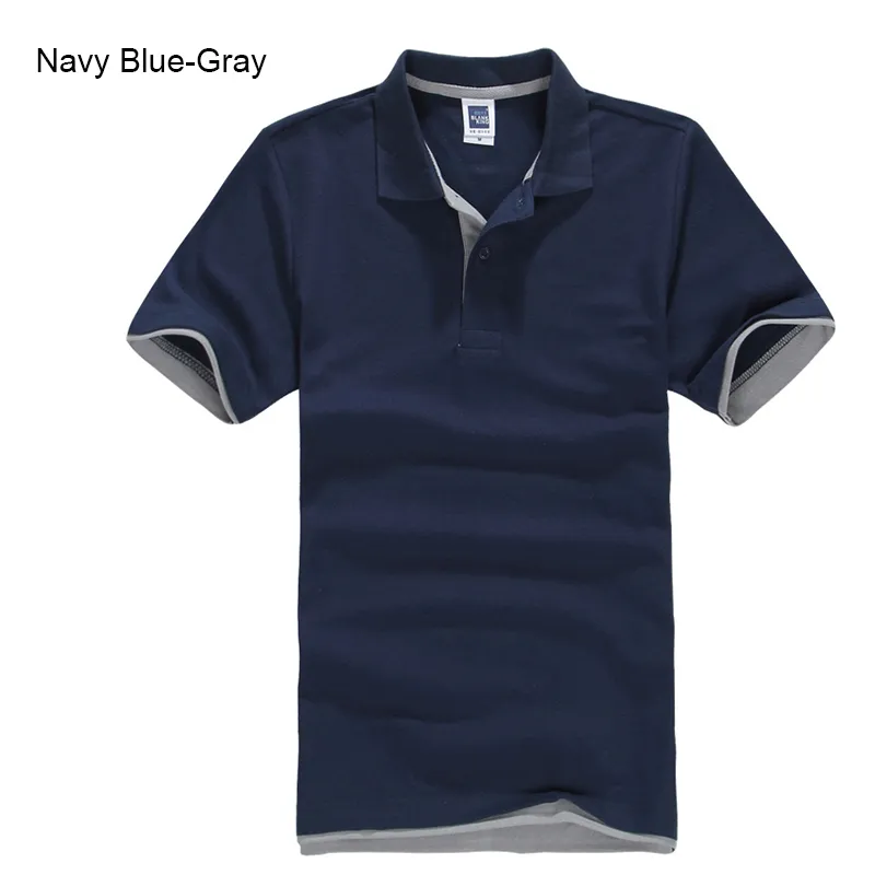 Plus w rozmiarze XS3XL Mens koszulka polo Wysoka jakość koszulki polo Men bawełniane koszulki z krótkim rękawem Mens Polo koszule 220613