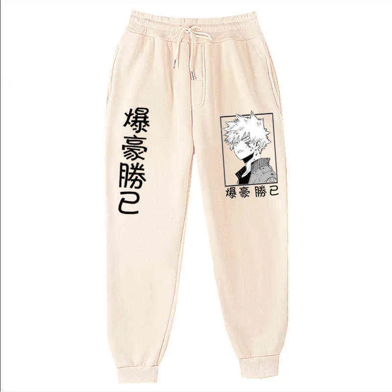 2021Japanese anime My Hero Academia Katsuki Bakugo Harajuku Men's Pants Print Joggers Male Trousers Casual Sweatpants sweatpants G220713