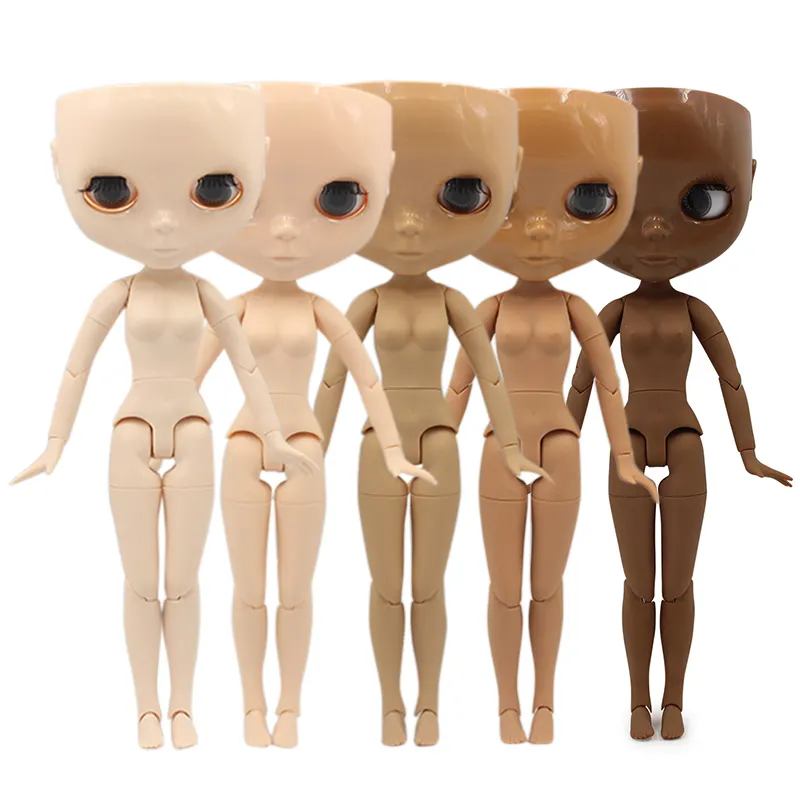 DBS Blyth bambola corpo articolare giocattolo bjd senza trucco viso lucido bambola personalizzata fai da te anime ragazze 220707