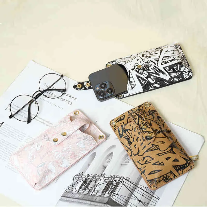 Niche Style Wallet Women's Card Bag Fashion Trend Mobile Phone Bag Sac à bandoulière 220625