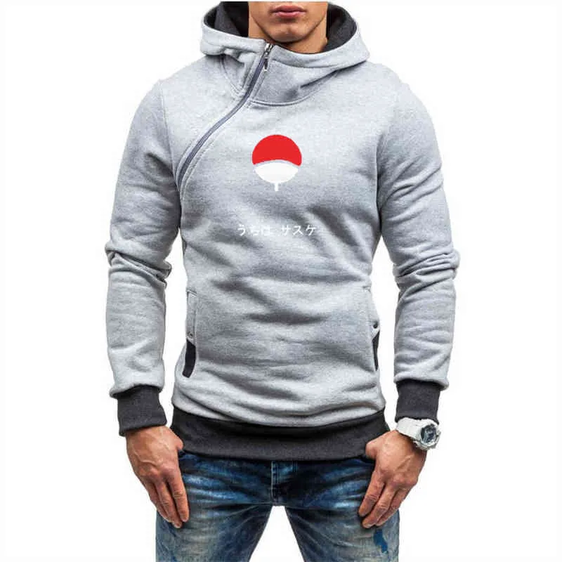 2022 New men's zip-up pullover fashion brand men's personality hoodie autumn winter sports fitness hoodie Men's hoodie G220429