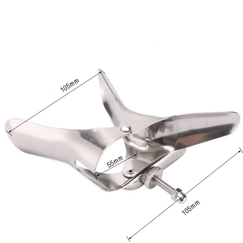 Stainless Steel Metal Butt Plug Anal Pussy Dilator Expansion Vaginal Enema Anus Speculum Mirror For Fetish sexy Toys