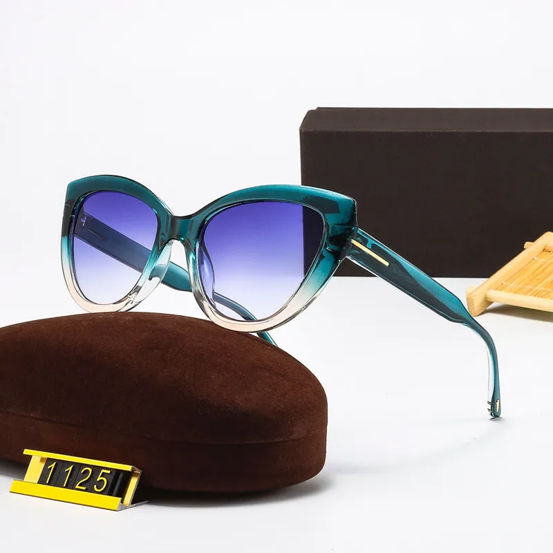 Модные дизайнерские солнцезащитные очки Роскошный классический бренд Tom Vintage Солнцезащитные очки-пилот Поляризованные UV400 Мужчины Женщины Стеклянные линзы 5 цветов Wit266f