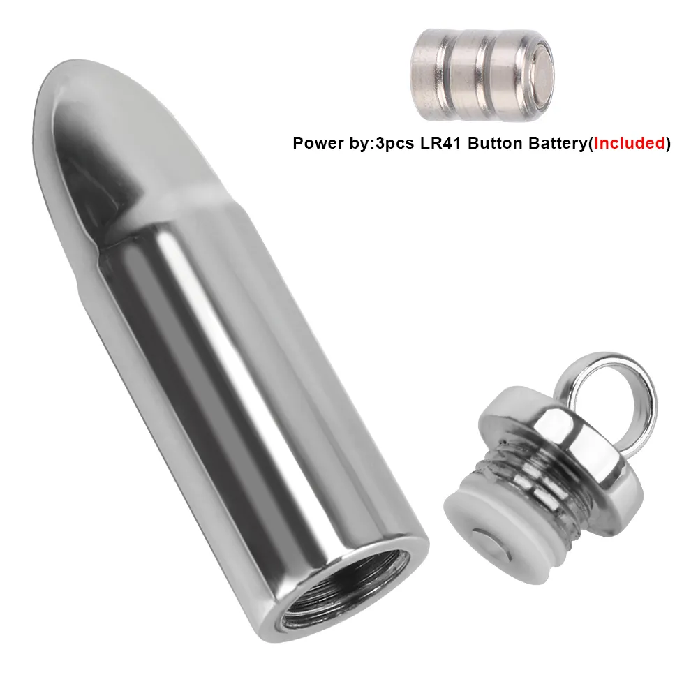 5cm sexy Necklace Bullet Vibrators for Women Clitoris Stimulator Anal Toys Female Masturbation Erotic Products Stainless Steel