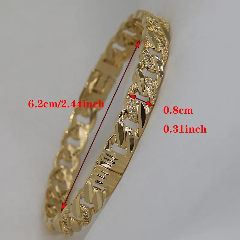 Bengal Africa luxury dubai Bangles For Women Girl With white rhinestones Jewelry Saudi Arab Bracelets Habesha Indian Bride Gift 220726