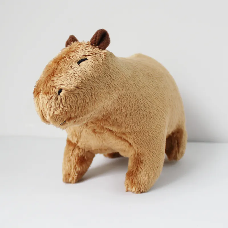 Simulatie capybara knuffels pluche speelgoed zachte poppen real life capybara poppen kinderen speelgoed peluche juguetes kerstcadeau 18 cm 25616070