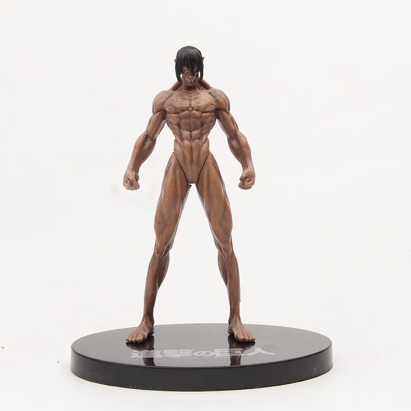 Attack On Titan Anime Figur Eren Yeager Armored War Hammer Titan Giant Doll Actionfigurer PVC-modell 15cm Collection Toy 220520