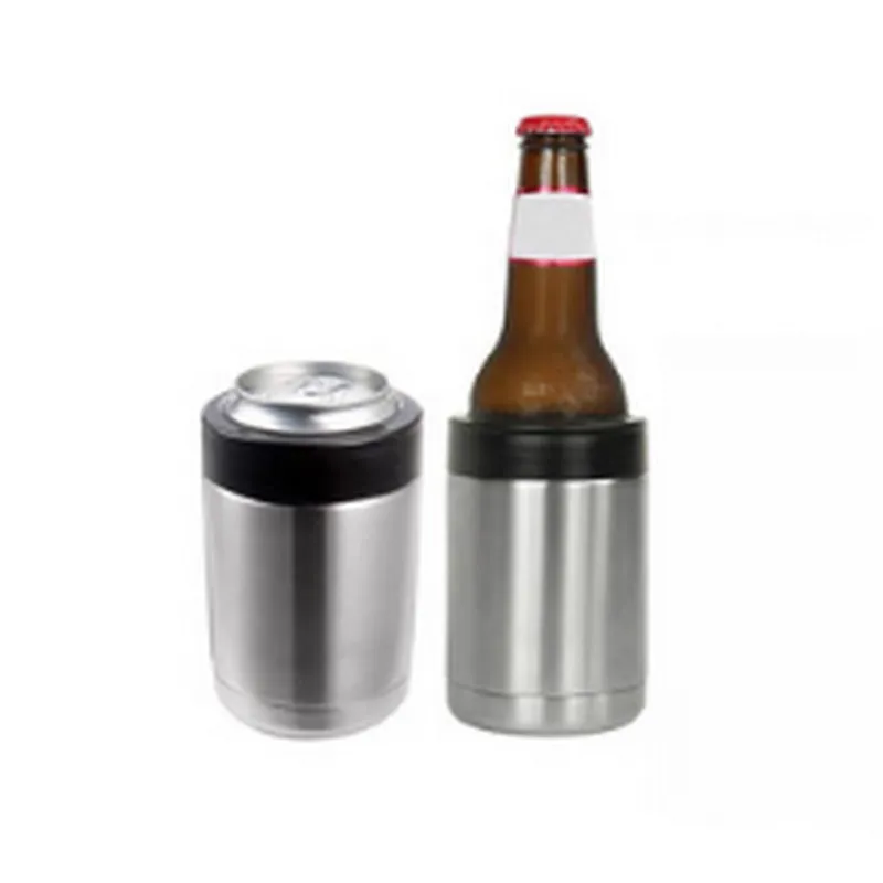 50 st 12oz rostfritt stål ölflaska kan kallt innehavare cup dubbel vägg vakuum isolerad flaska