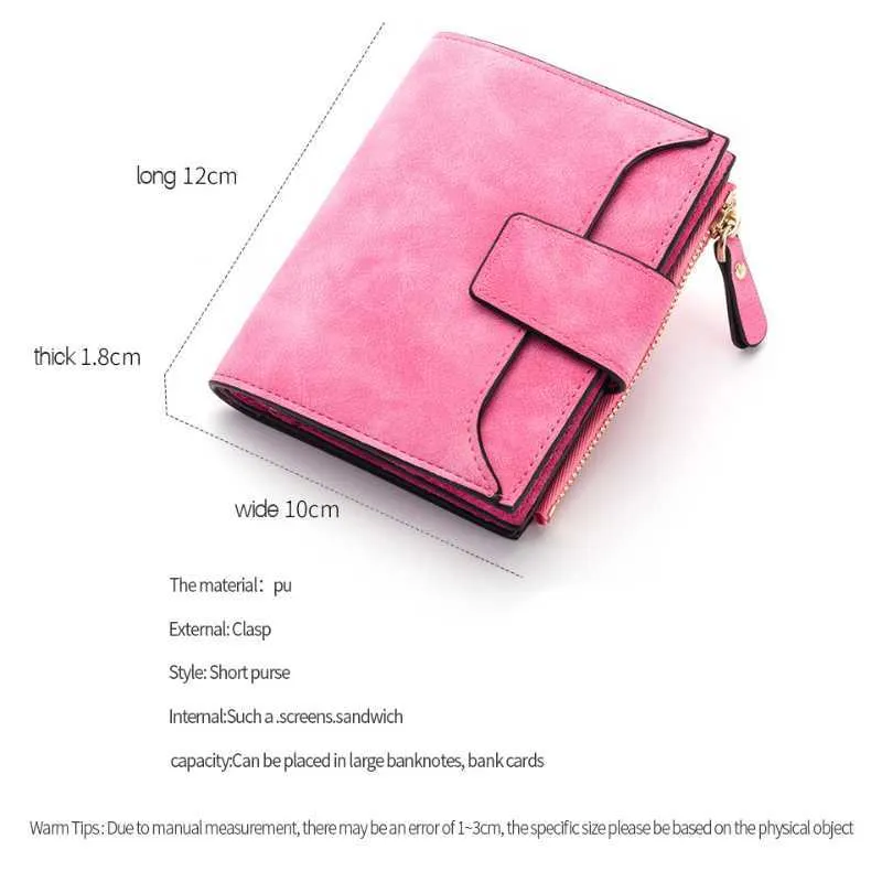 2022 Leather Women Wallet Hasp Small and Slim Coin Pocket Pocket Willets Wallets Holders Brand Brand Wallets Preseer 4789160