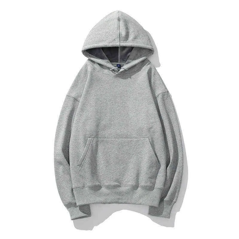 Vrouwen Comfy Pure Hoodies 2021 Lente suéter con capucha de gran tamaño Mannen Vrouwen Hip Hop Hoodie Klassieke Hoody Trui Tops Kleding T220726