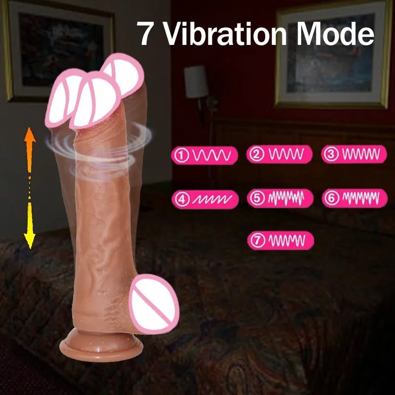 Vibradores de vibrador de massagem para mulheres Penis realistas vibradores femininos masturbadores Dildo Anal Sex Toy para adultos Toys sexy Dildos telescópicos