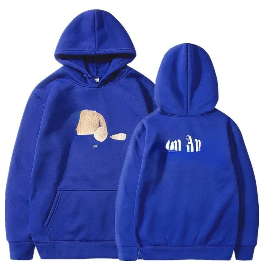 Trendy Brand Men's and Women's Pullover Hoodie Sport Leisure Teddy Bear Print