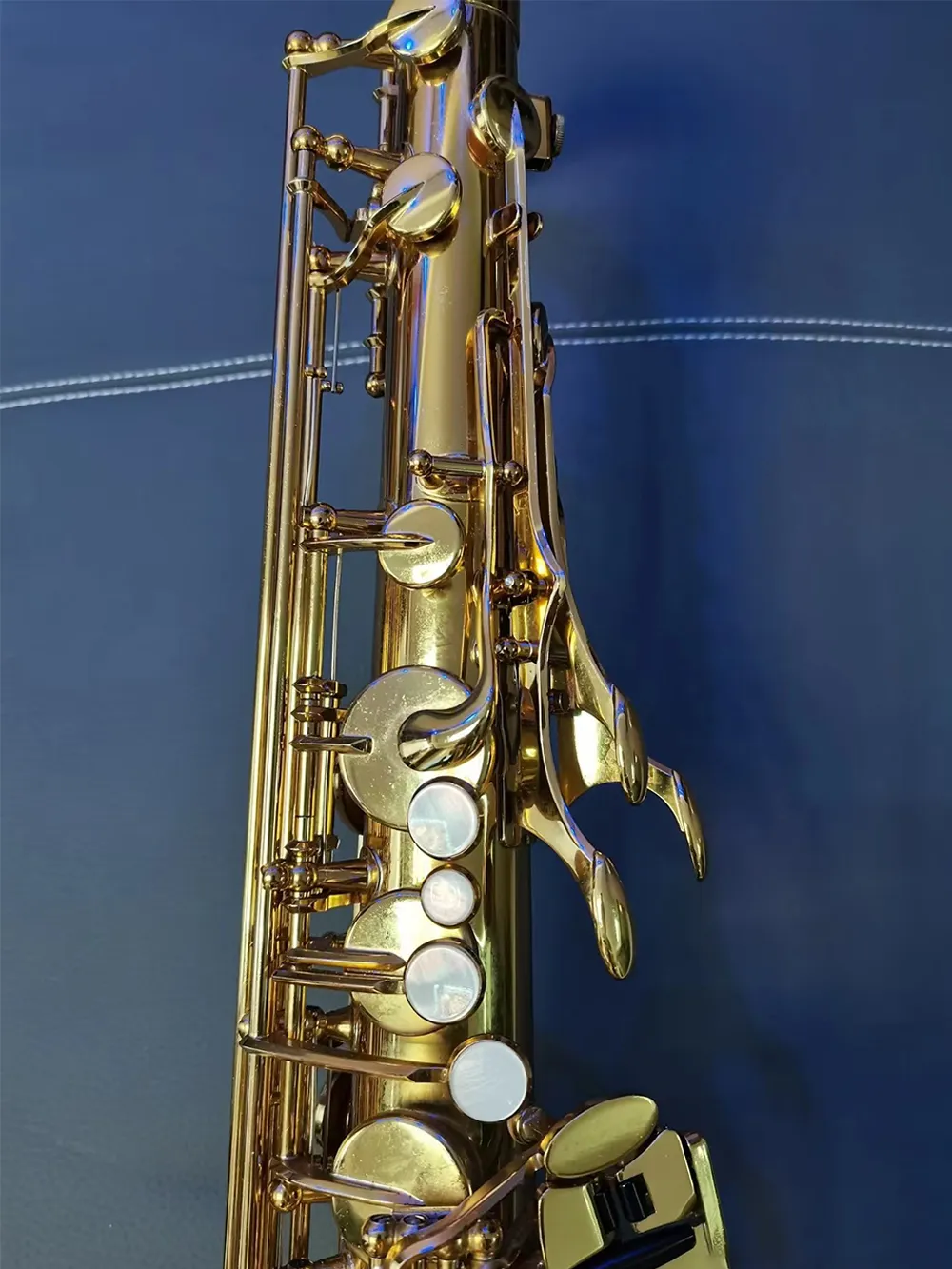 Clásico YTS-480 estructura modelo B-key saxofón tenor profesional instrumento de jazz sensación cómoda SAX tono de grado profesional