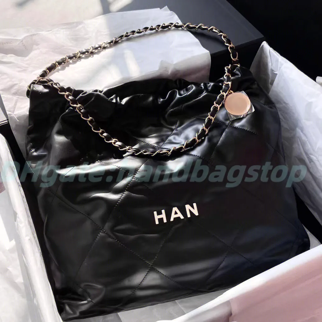 CC Luxurys Designers Bag Channel 22 Cross Body Sling Hobo Hangbag Purse Leather Famous Plånböcker Shopping hela mode Drawst283n