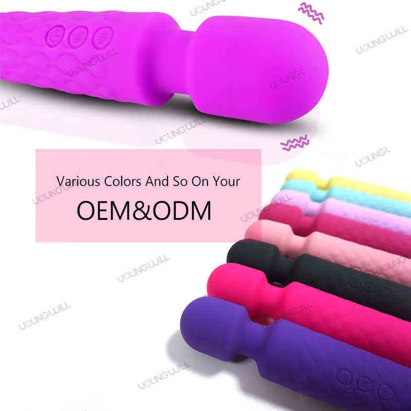 NXY vibrateurs haute fréquence masturbateur grande taille Vibrador Sexe g Spot jouets sexuels Av baguette vagin pour les femmes masseur 0411