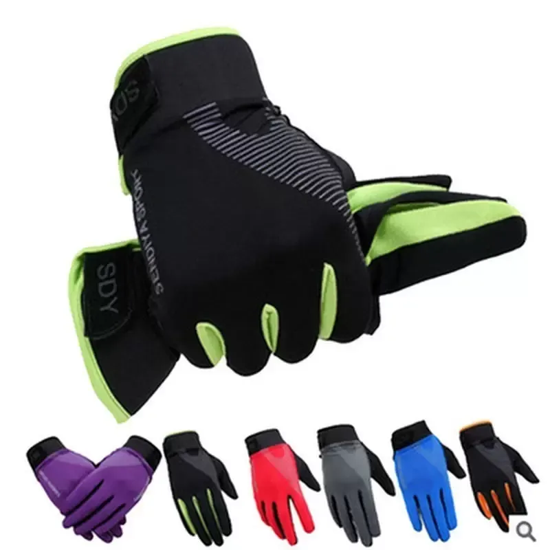 Unisex dokunmatik eldiven açık kış termal sıcak bisiklet eldivenleri tam parmak bisiklet bisiklet kayak yürüyüş motosiklet spor eldiven c0624x07