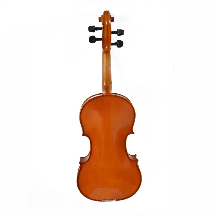 Violino de grau profissional de grau profissional de madeira sólida de alta qualidade Violino 4/4 Violino preto com um conjunto completo de acessórios