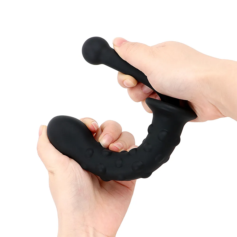 OLO-convexo punto diseño Anal Plug Butt sexy juguetes para Mujeres Hombres consolador adulto pornográfico masajeador de próstata