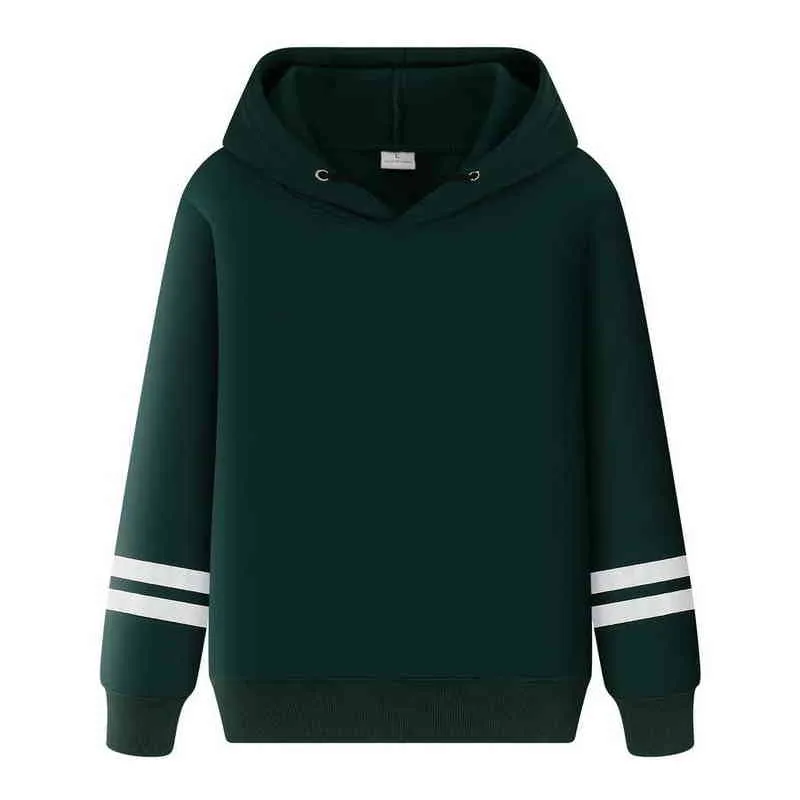 2021 New Men Brand Hooded Hoodies Streetwear Hip Hop Men Sweatshirts Solid Red Black Grey Green White Purple L220730