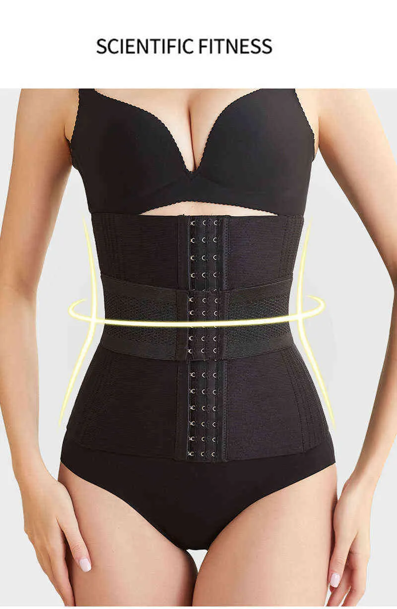 Bustier Corset Women Dress Slimming Underwear Firm Belly Control Waist Trainer Belt Fajas Belts Body Shapers Cincher Shapewear L220802