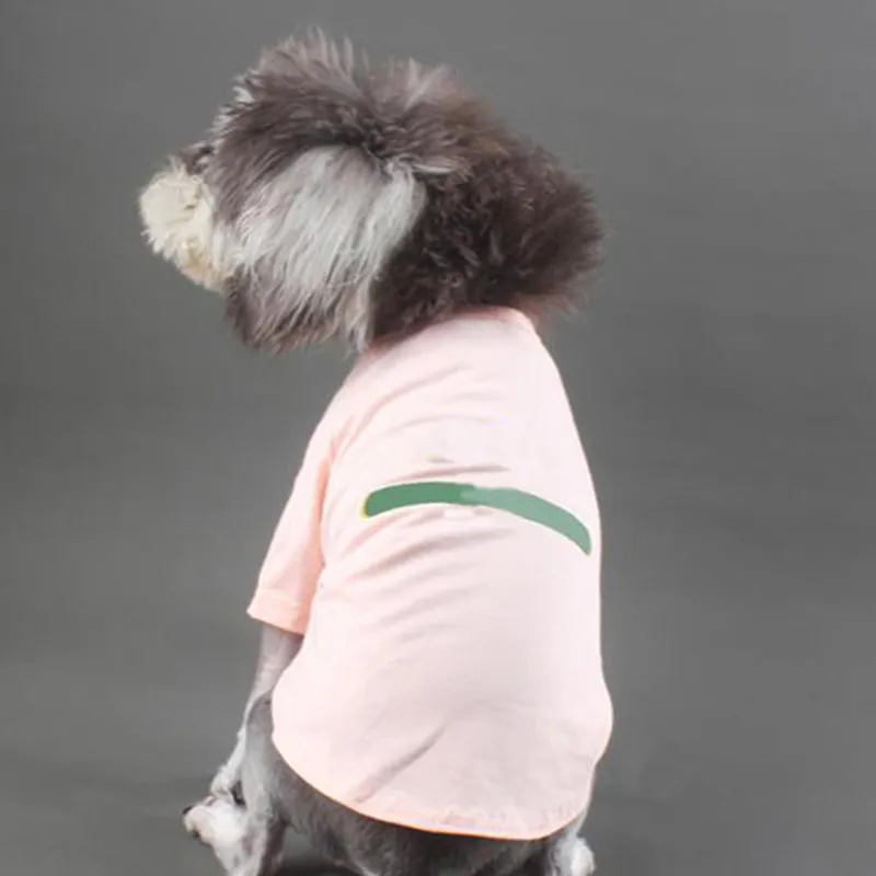 夏の薄いファッション犬の服猫ベストセーターluxurysデザイナーレターペットサプライパピーペット用のかわいい服卸売g2204156z