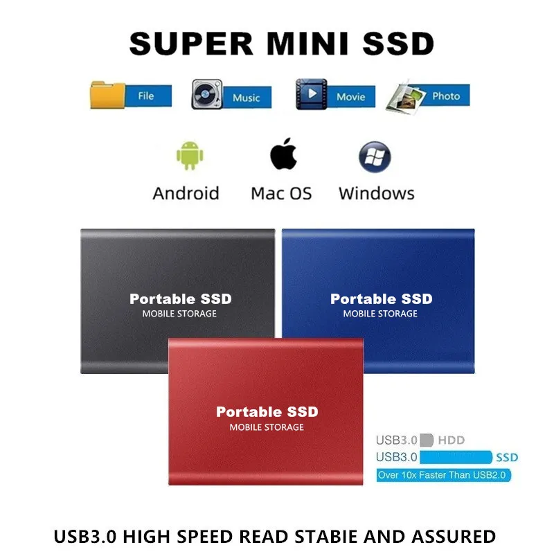 SSDモバイルハードディスクハイスピードモバイルソリッドステートディスク0129705521