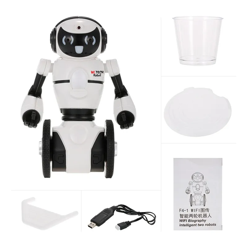 WLTOYS F4 0 3MP KAMERA WIFI FPV Uygulama Kontrolü Akıllı G Sensör Robot Süper RC Oyuncak Hediyesi Çocuklar İçin Eğlence 220531