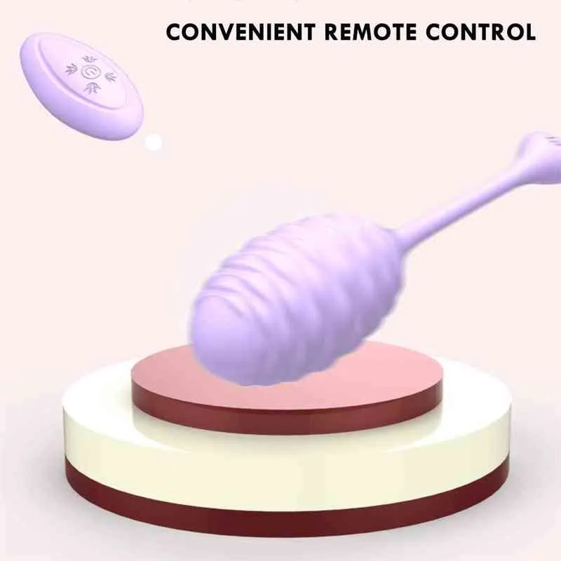Nxy Eggs Bullets Wireless Vibrators Remote Control g Spot Stimulator Vaginal Ball Anal Plug Massage Love Egg Masturbator Sex Toy for Women Adult 220509