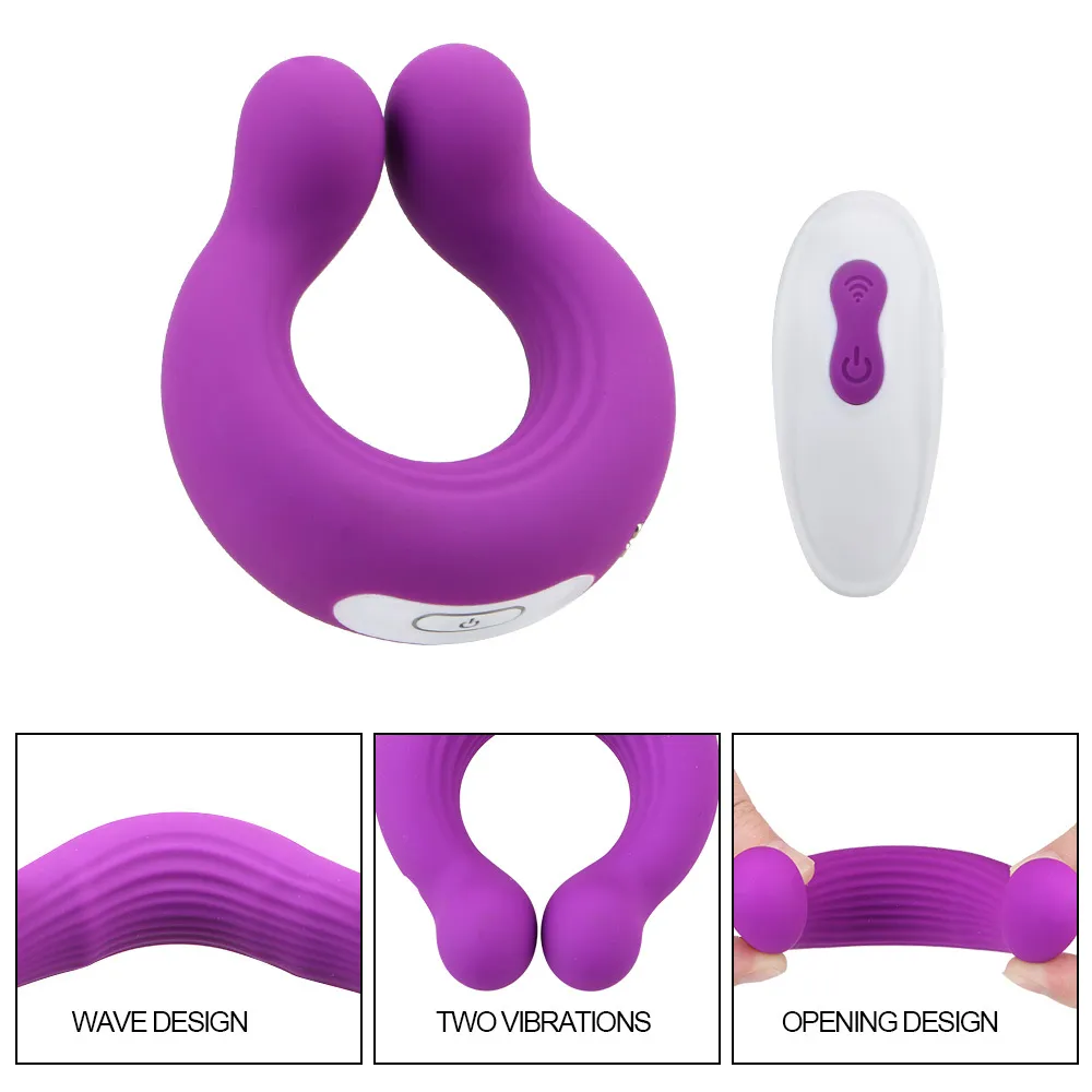 OLO Cock Ring Vibrator Clitoris Stimulator Massager 9 Speeds Penis Rings Clitoral Stimulation sexy Toys Male Masturbator