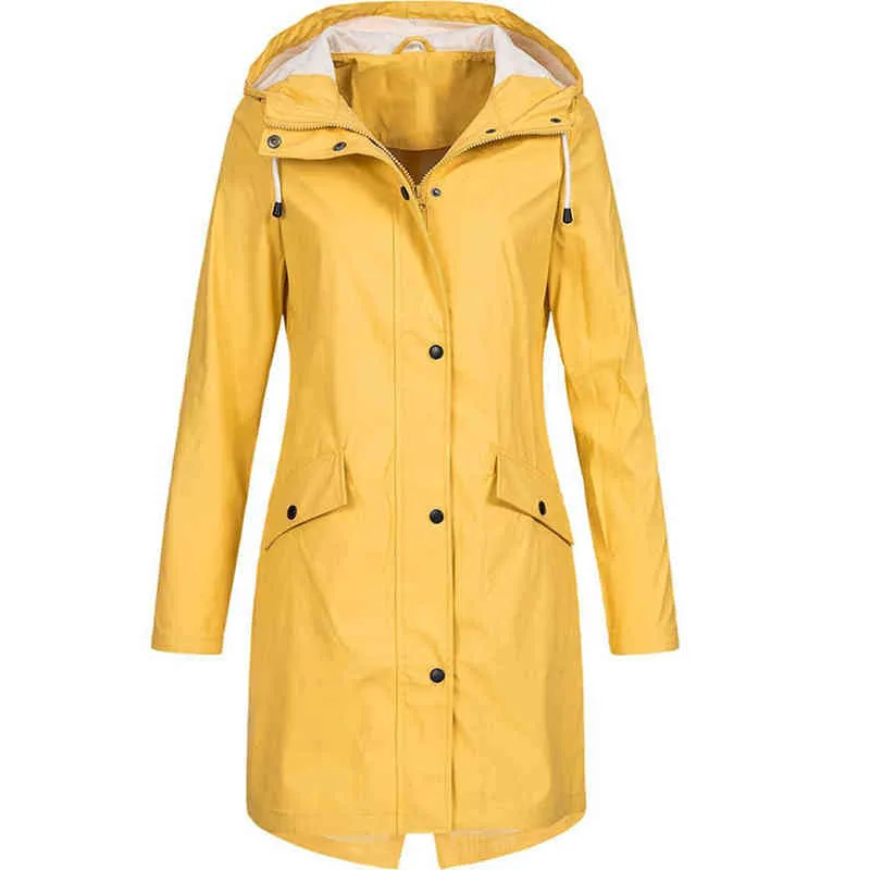 Jaycosin 2019 Winter Jacket Women Plus Size Womens Solid Rain Jacket Female Outdoor Hoodie Fashion Long Jacket Windproof 824 L220725