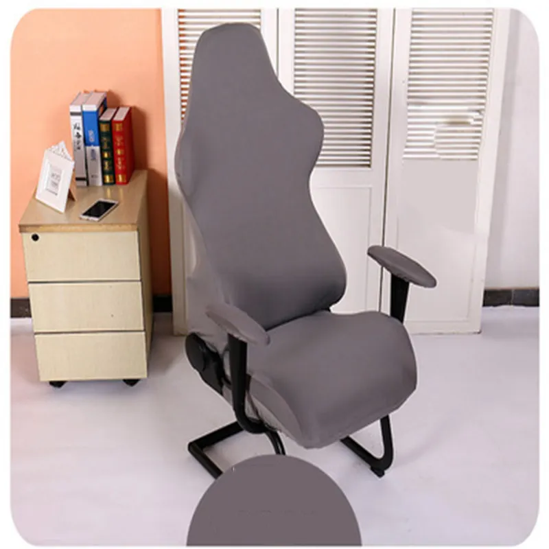 1 세트 게임 의자 표지 스판덱스 사무실 의자 커버 컴퓨터 의자 슬립 의자를위한 탄성 안락 의자 좌석 커버 Housse de Chaise 25564677