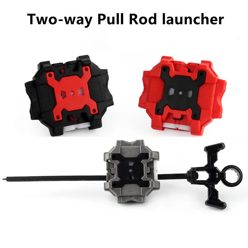 Twoway Beyblade Burst Launchers Aangepaste rechts en linker Gyro Pull Rod Wire Spinning Top accessoires speelgoed voor kinderen 220725
