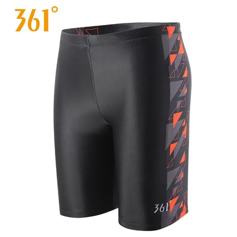 361 Mens High Quality Athletics Swim Trunks Sports Beachwear Quick Dry Pool Swimming Shorts Elastic Tight Board Shorts Plus Size 220505