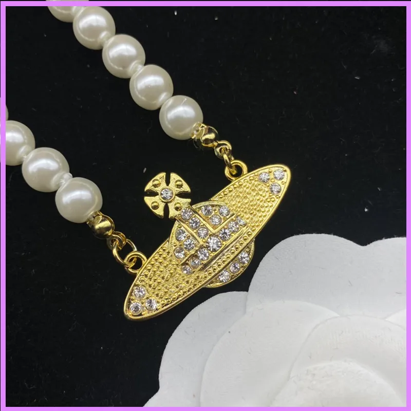 Femmes Collier De Perles De Mode Avec Diamants Pendentif Colliers Designer Bijoux Femmes Étoile Pour Accessoires De Fête D224221F8958964