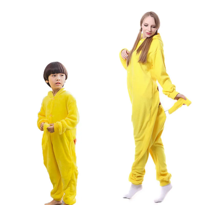 Kigurumi Pajamas Взрослые дети, соответствующие нарядам, мама детская ткань косплей Pijama Family Set 220803