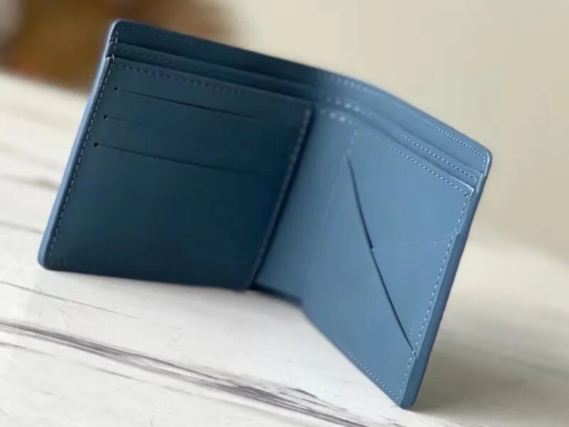 Realfine Wallets 5A M81026 PF複数の財布のカルフスキンレザーパスダストバッグボックス3150の女性用