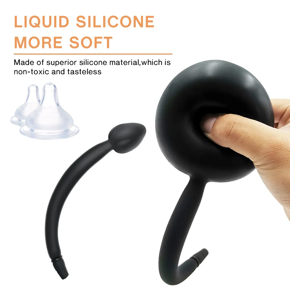 Silicone gonflé Super Big Anal Plug Dildo Butt Pild Sexy Toys Annal Dilator Extender Buttplug gonflable pour les femmes / hommes Sexyshop