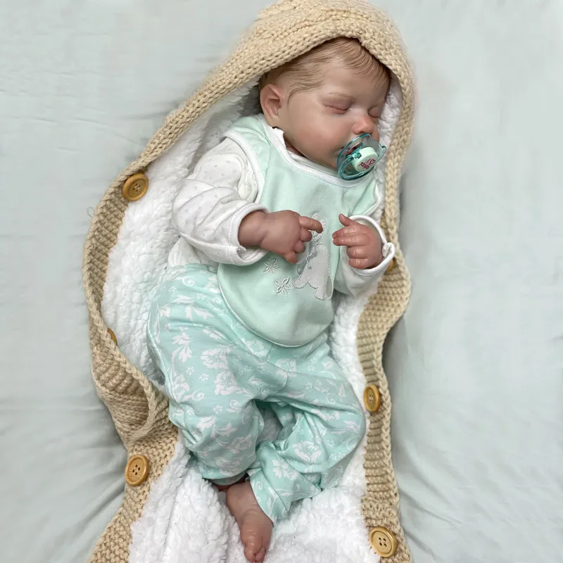 19" Reborn Doll Realistic born Baby Toys For Children Boneca Renascida Brinquedo Bebe Para Crianas 220504