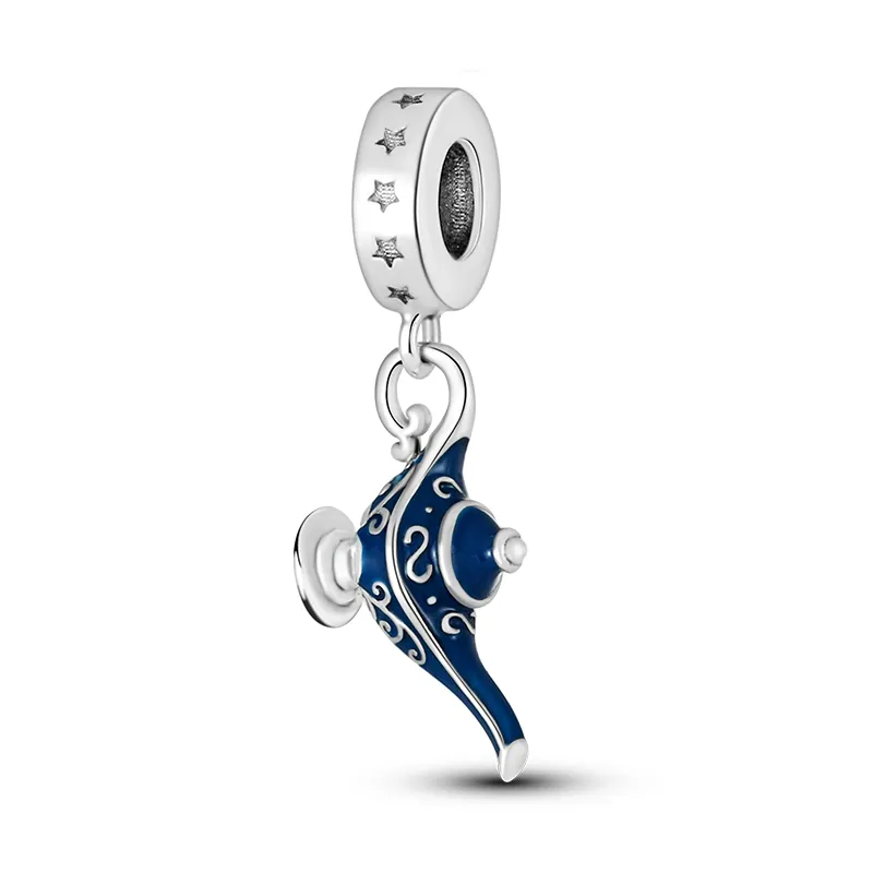 925 Sterling Silver Dangle Charm Fazendo Presente para Amor Amigo Snow Papai Noel Lipstick Contas Fit Fit Pandora Charms Bracelet Diy Jóias Acessórias de jóias