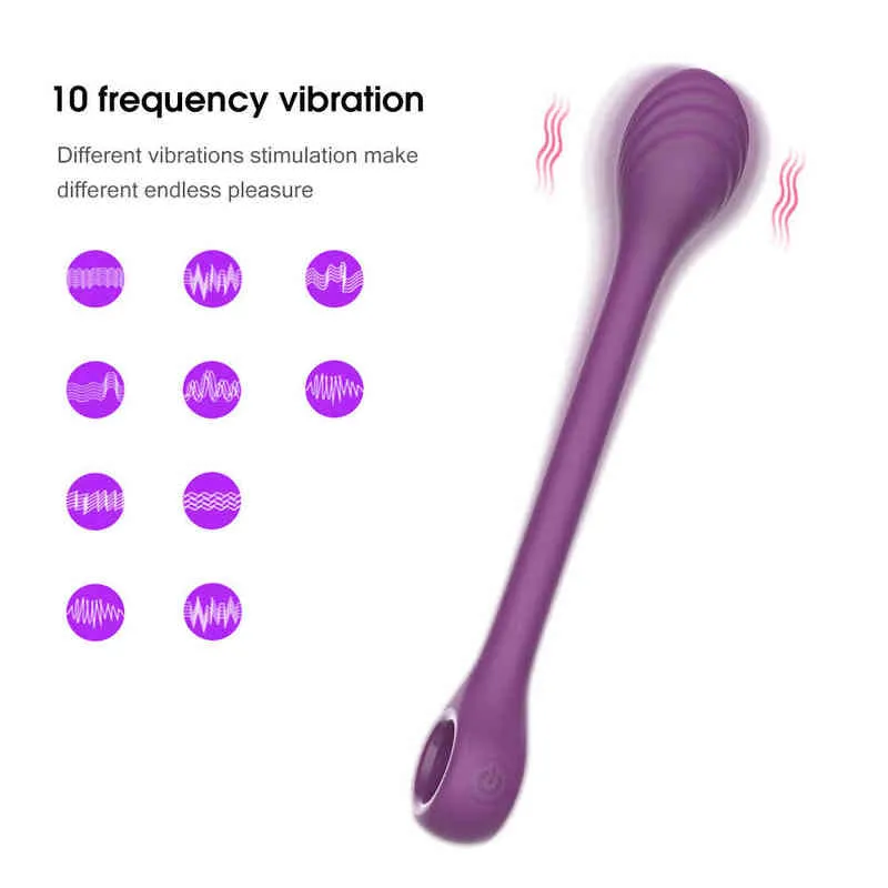 Vibrateurs Produits pour adultes Charge G-point Vibration Massage Av Stick Femmes Silicone Anal Plug Vente chaude 220713