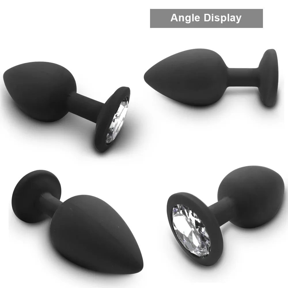 3 Size Zachte Siliconen Butt Plug Anale Unisexy sexy Stopper Volwassen Speelgoed Stimulator Dildo voor Mannen Vrouwen Trainer Koppels