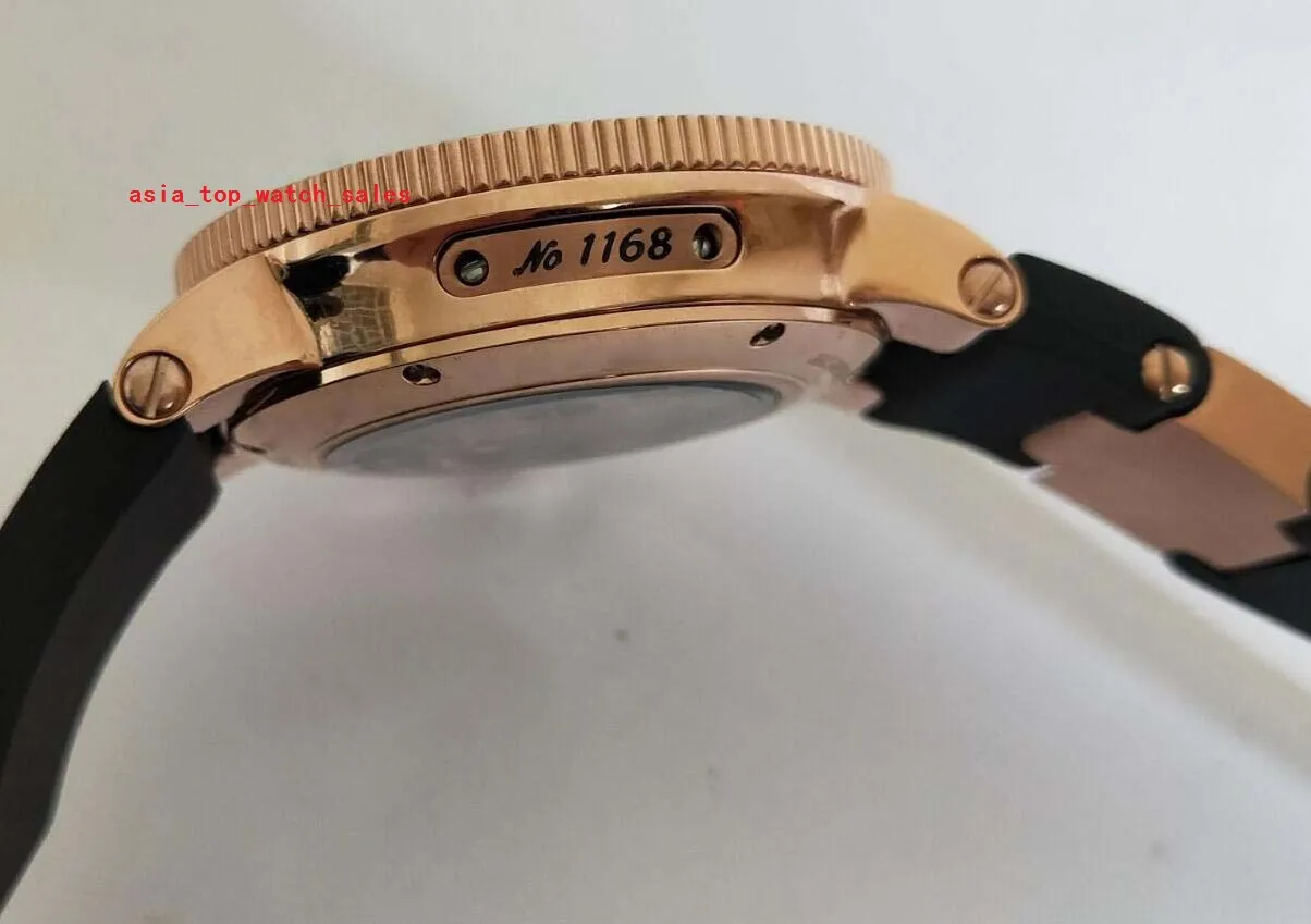 トップセリングマルチスタイル国連男性腕時計新しい海洋製造ローマデジタル266-67-3 43オートデートローズゴールド45 mmダイヤルメカニッ​​ク2549