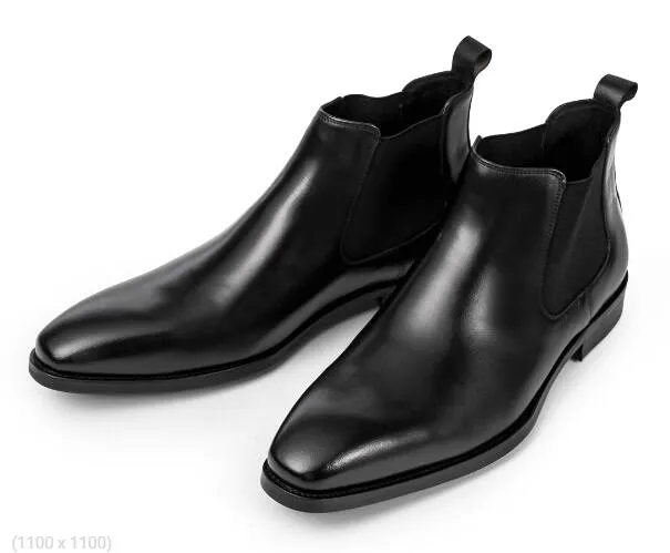 Yeni Stil Kış Martin Çizmeler Yüksek Kaliteli Ayak Bileği Çizmeler Hakiki Deri Klasikleri Siyah Erkekler Botlar