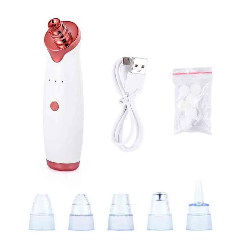 Blackhead Remover Skin Care Pore Vakuum Acne Fimple Removal Vakuum Sugverktyg Ansikt Diamant Dermabrasion Machine Face Clean 220514