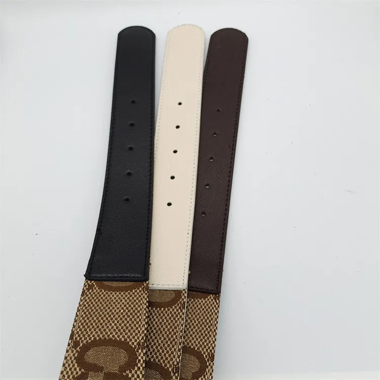 2022 Paski designerskie dla męskiej mody gładka klamra oryginalna skórzana szerokość kobiet 3 8 cm luksusowy ceinture przypadkowy litera gbuckle pas wi2690